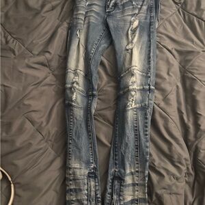 Stylish Blue Distressed Men Jeans